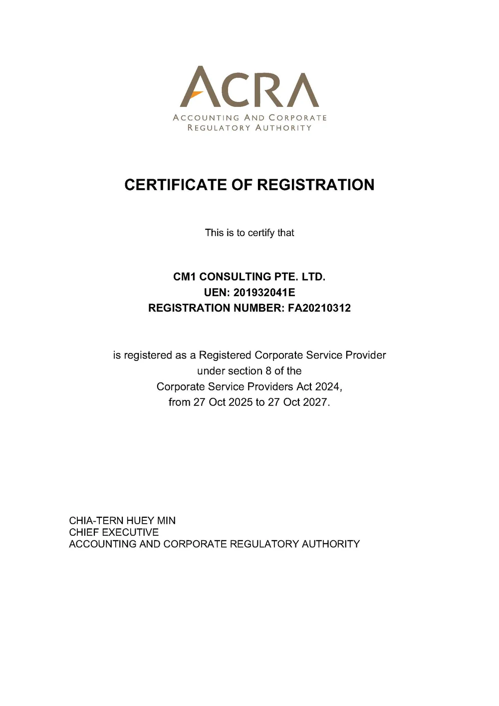 CM1 GROUP | Singapore Family Office · International Tax & Identity Planning